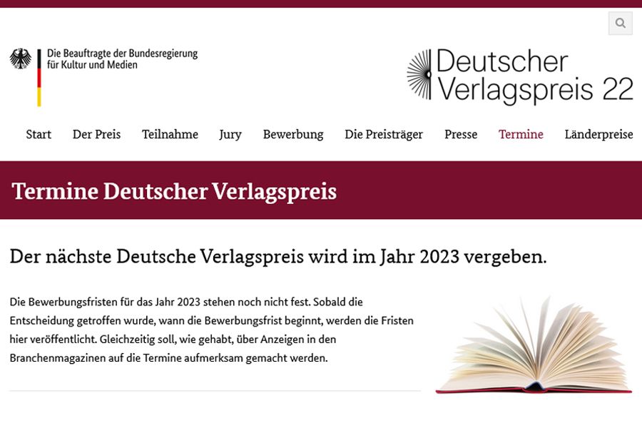 Relaunch von Website und Bewerber-/Juryportal