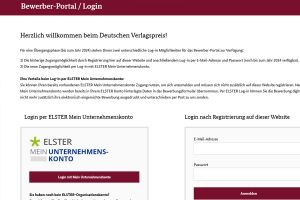 Bewerber-Portal / Login