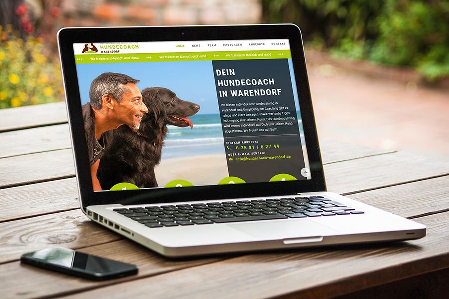 CD und Website für Hundecoach Warendorf